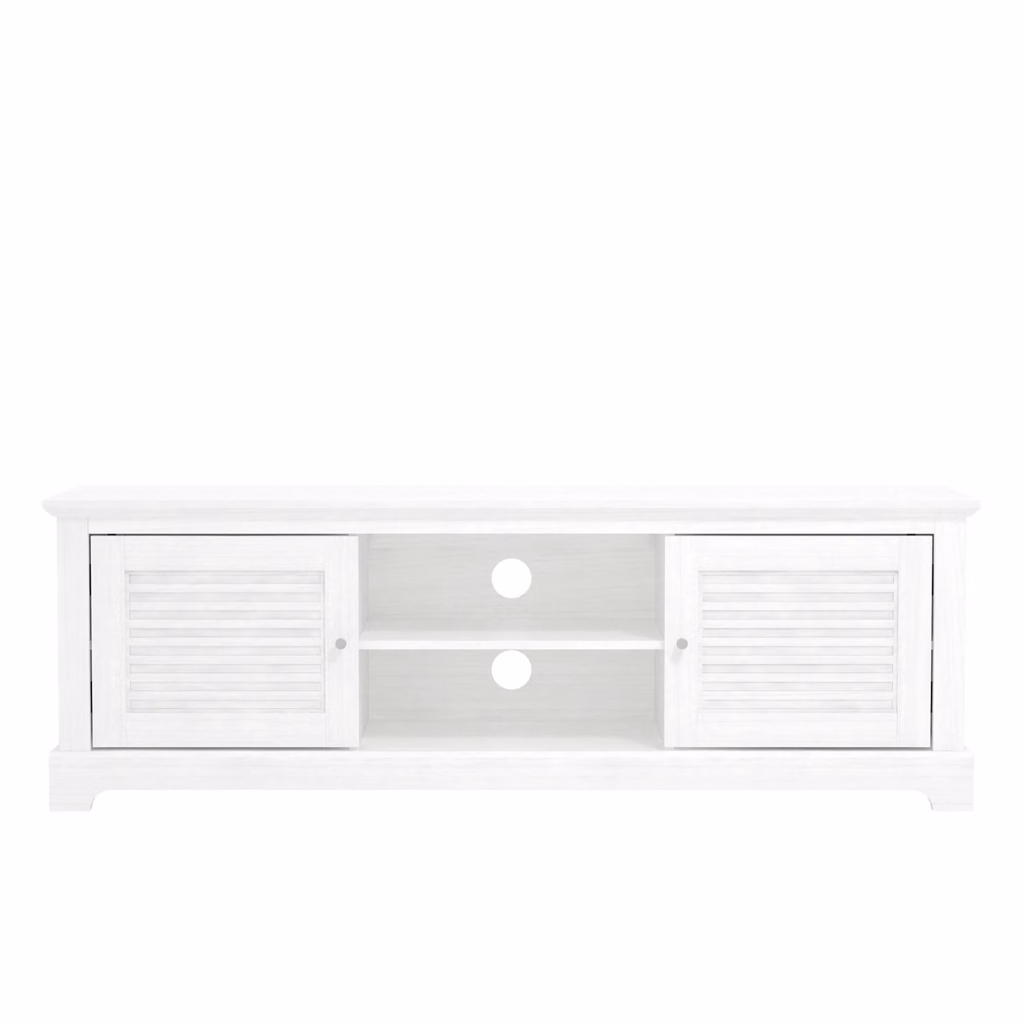 GFW Salcombe Modern TV Unit in Matt White – 2