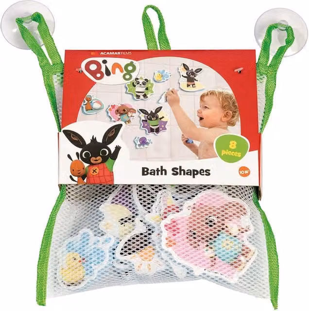 Bing Totum Bath Figurines in White Foam