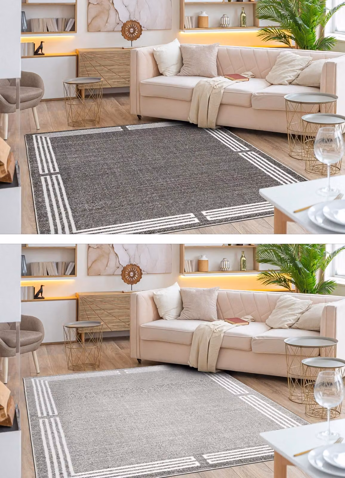 RugsX Mateo Abstract Grey Rectangular Rug W: 80 cm, L: 150 cm – 4