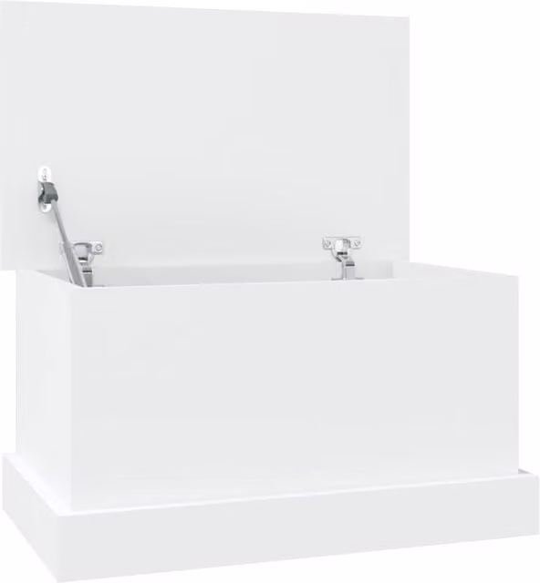 Berkfield Home White MDF Storage Box W/D/H: 50 x 30 x 28 cm