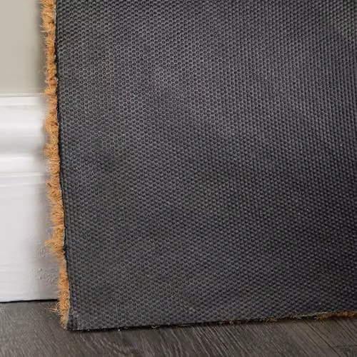 Samuel Alexander Jingle All The Way Christmas Coir Doormat, Brown and White, W: 60 cm, D: 40 cm, H: 1 cm – 2