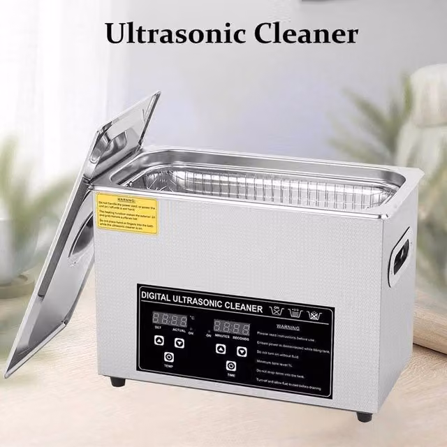 SPETLEK 3.2L Stainless Steel Digital Ultrasonic Cleaner in Silver