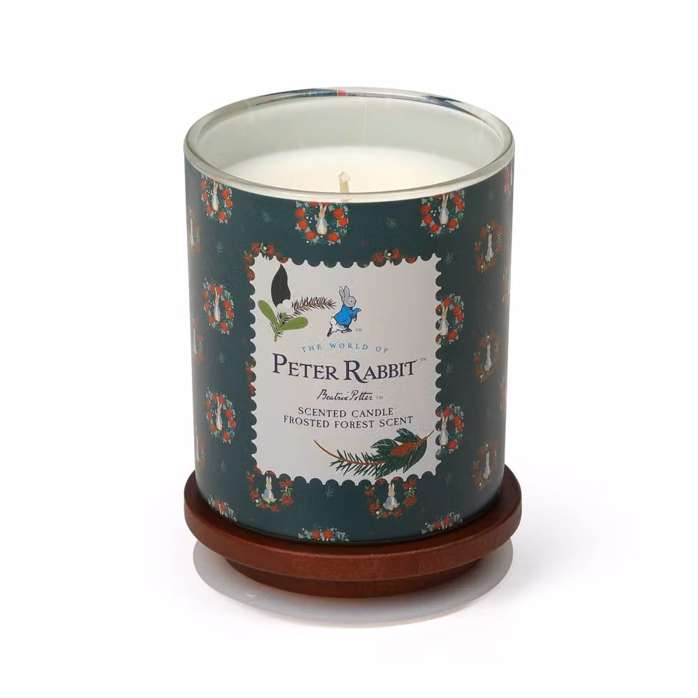 Peter Rabbit Frosted Forest Scented Glass Candle, Multicolour, 213g – 3