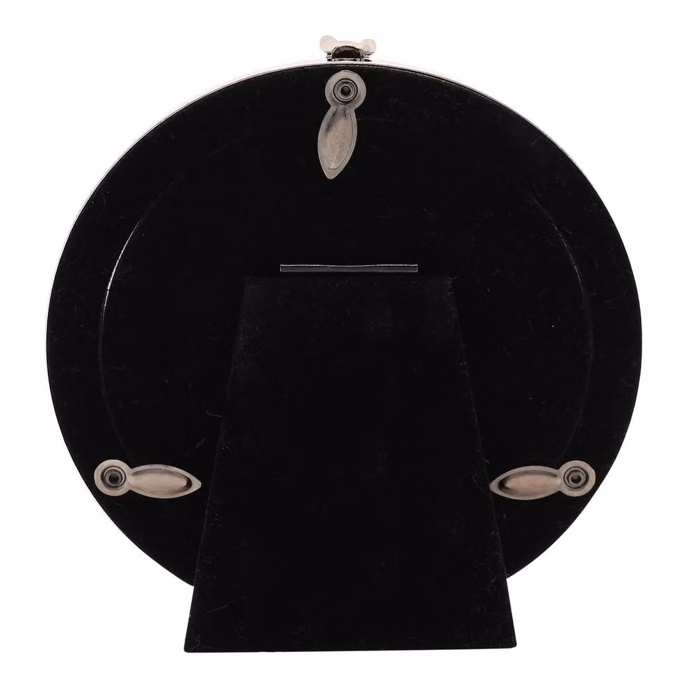 Bambino by Juliana Round Metal Teddy Frame in Silver, W/D/H: 10 x 10 x 10 cm – 2