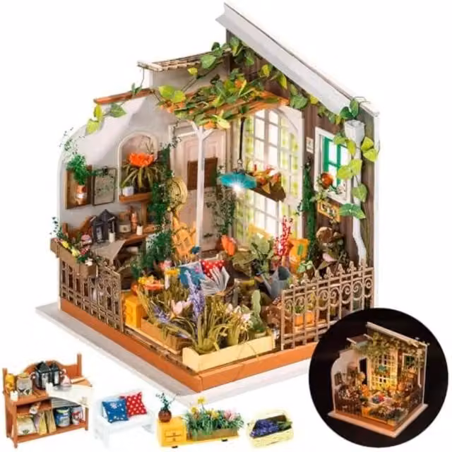Syntego Miller's Garden 3D Puzzle for Kids, Multicolour and Beige