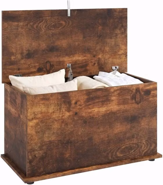 Kelvenix Storage Chest in Brown, W: 120 cm, D: 45 cm, H: 40 cm