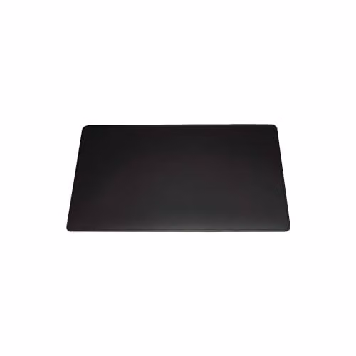 DURABLE Black Desk Pad with Contoured Edge and Foam Anti-Slip Backing, W: 52.0 cm, D: 65.0 cm – 1