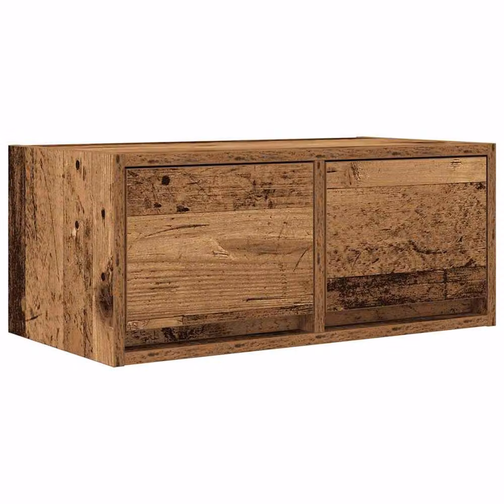Berkfield Home Rustic TV Cabinet in Brown Engineered Wood, W: 60 cm, D: 31 cm, H: 25.5 cm – 2