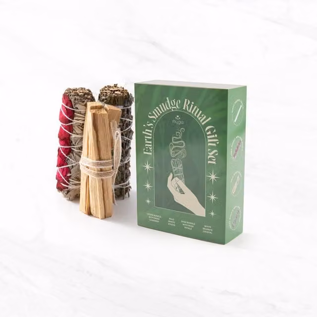 Myga Smudge Pack Herb Gift Box in Green