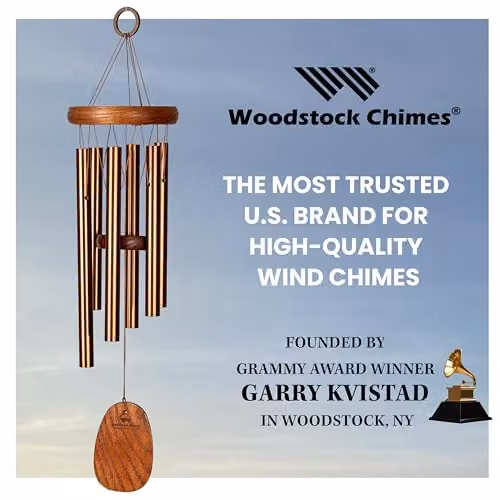 Woodstock Chimes Amazing Grace Wind Chime, Bronze – 7