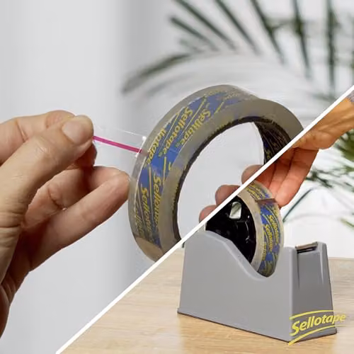 Sellotape Super Clear Adhesive Tape, Transparent, W: 24 mm, Length: 50 m – 4