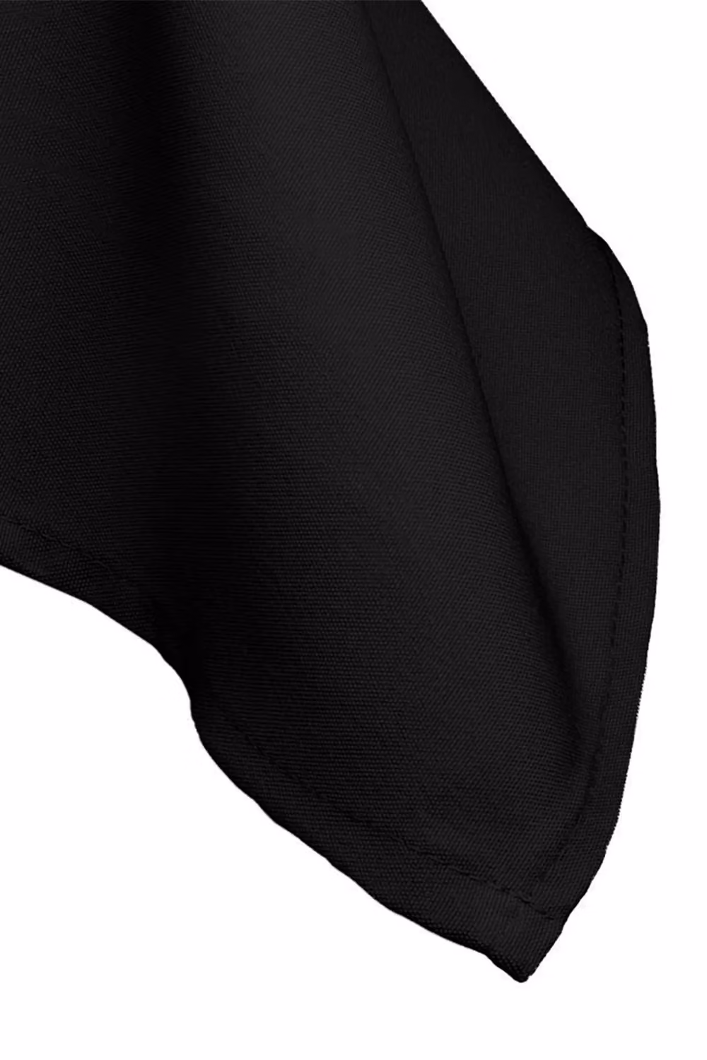 Neel Blue Rectangular Polyester and Linen Tablecloth in Black, W: 177 cm, L: 274 cm – 2