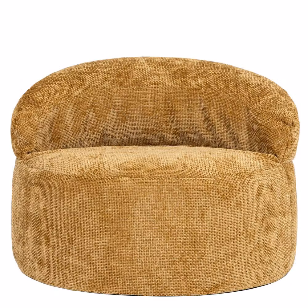 ICON Orb Accent Chair in Gold Woven Chenille – 2