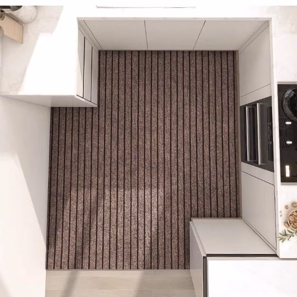 FORGEVIO Self-Adhesive Modern Home Office Floor Mat in Black and Brown, W: 40 cm x L: 200 cm – 5