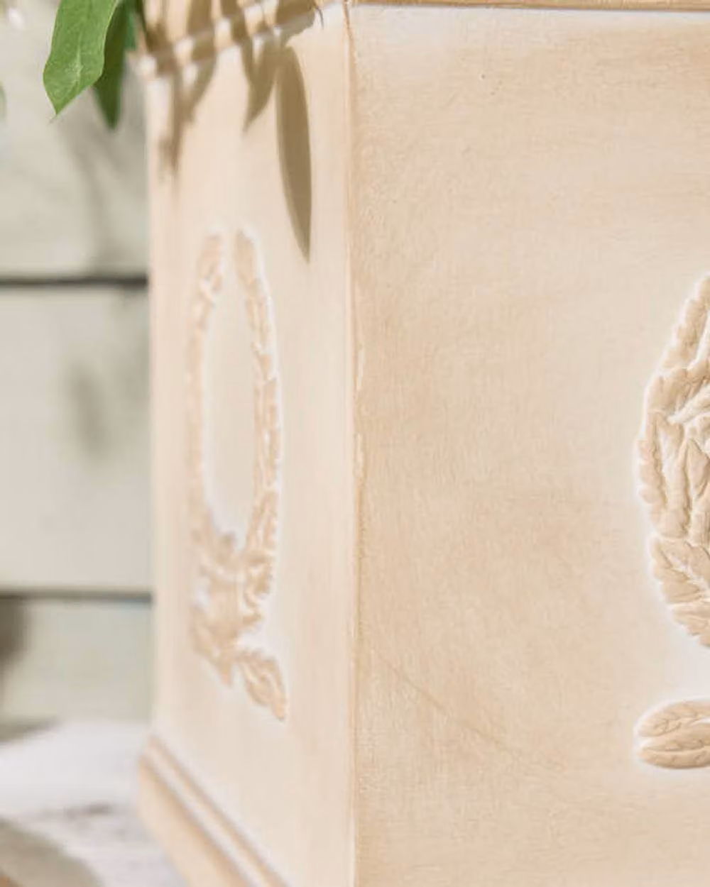 Dibor Set of 3 Beige Fibreclay Garden Planters – 2