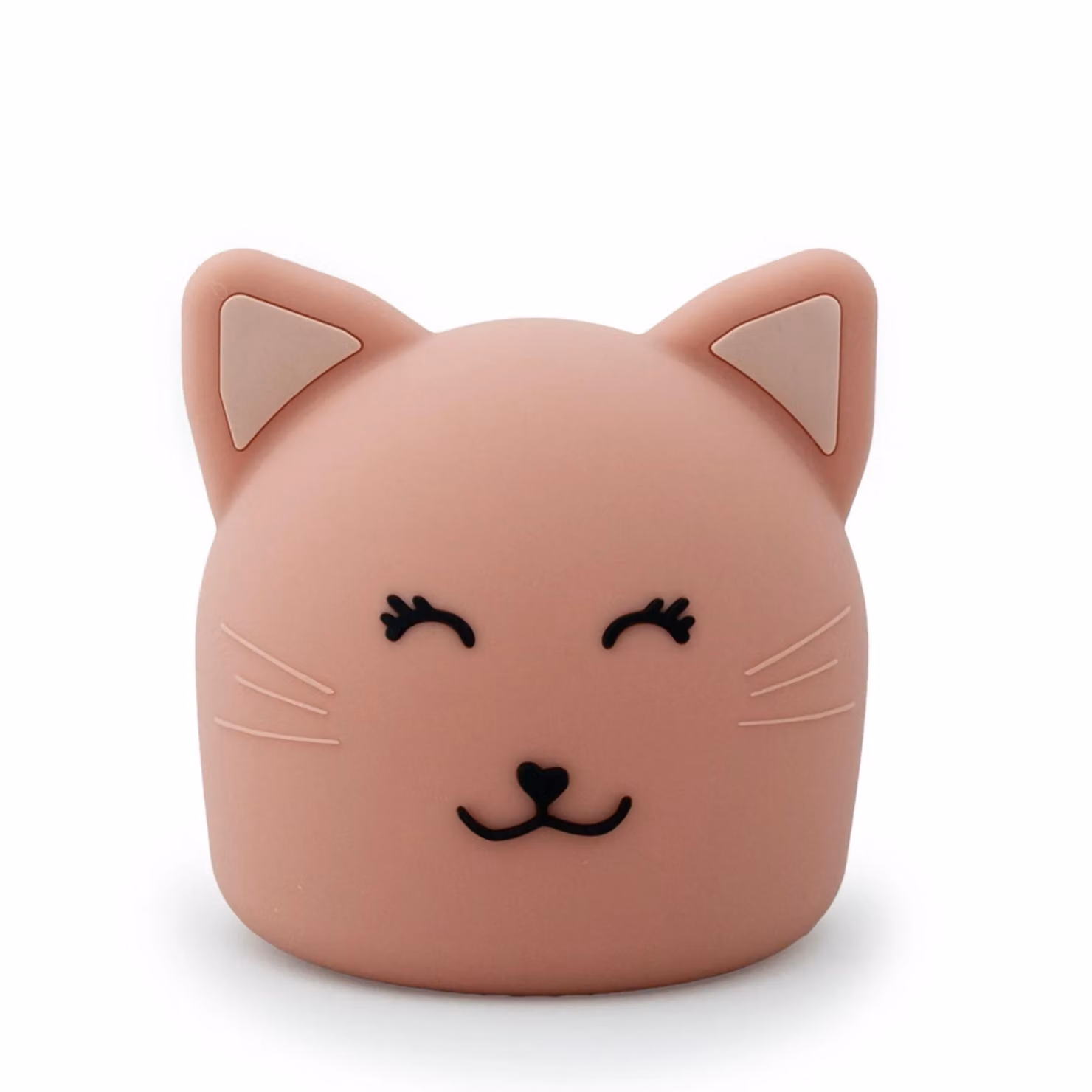 Trixie Mrs Cat Silicone Nightlight in Pale Pink and White with Dimmable Timer and Rechargeable Battery – 2