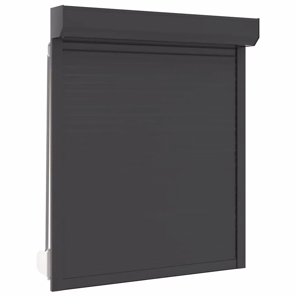 Berkfield Home Manual Aluminium Roller Shutter, Anthracite, W: 110 cm, H: 130 cm – 2