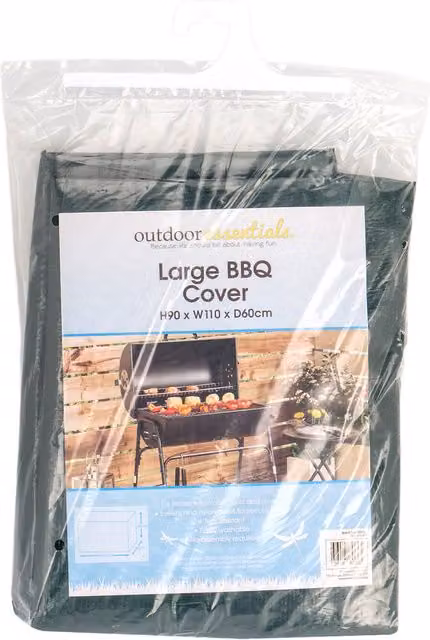 Outdoor Essentials Large Anthracite Polyester BBQ Cover