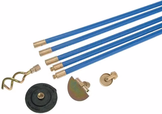 Bailey 1471 Universal 3/4in Drain Cleaning Set with 4 Tools in Blue and Multicolour – 1