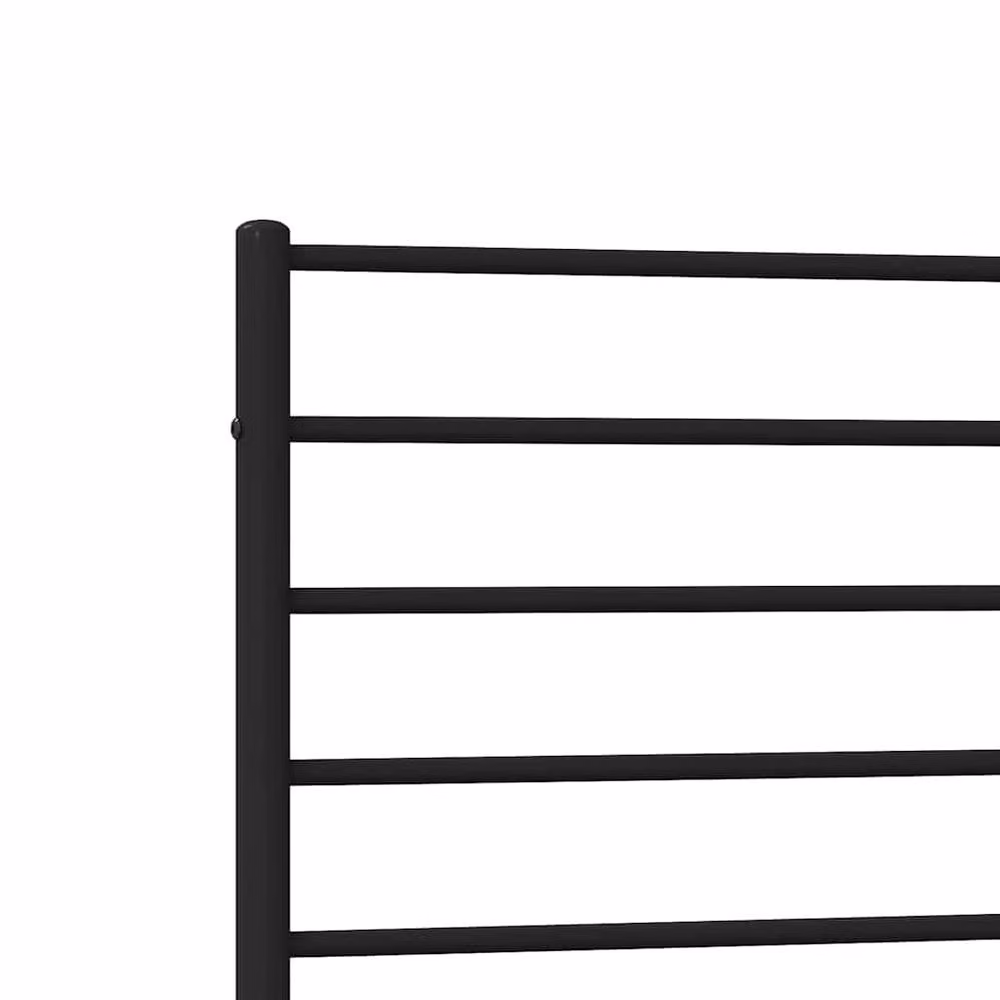 Berkfield Home Metal Bed Frame with Headboard and Drawers, Black, W/D/H: 90 x 200 x 95 cm – 4