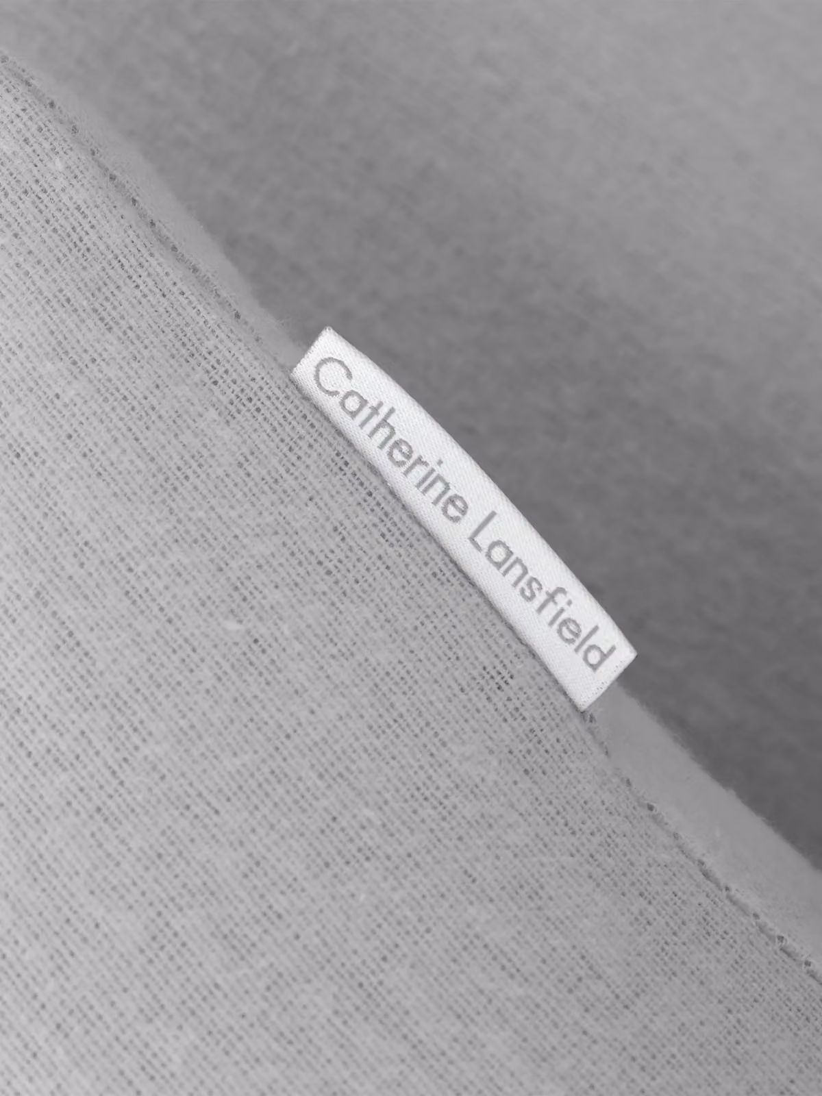 Catherine Lansfield Grey Brushed Cotton Flannelette King Duvet Cover Set with Pillowcases – 2