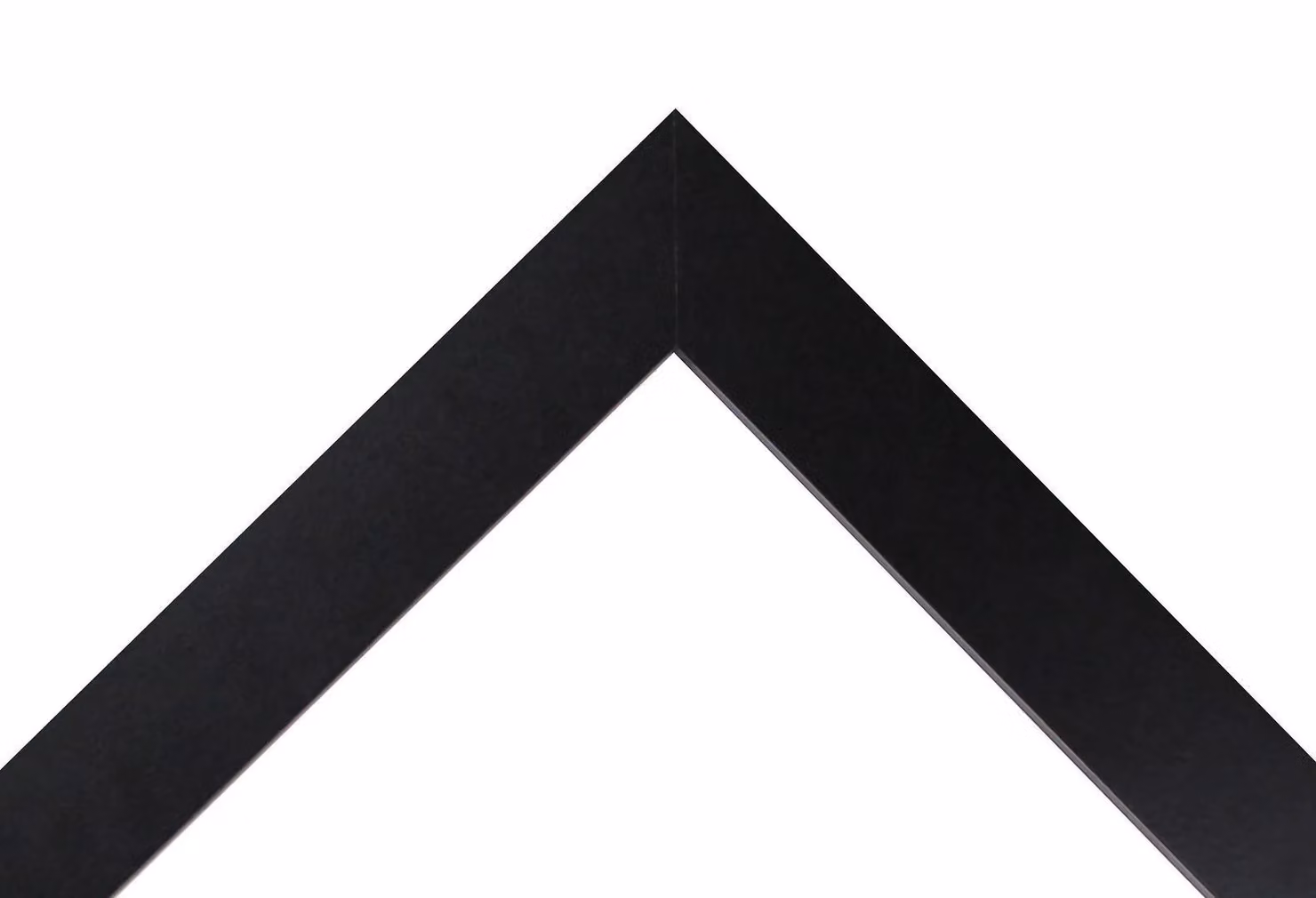 Frames & Mirrors 4U Metro Black Single Picture Frame with Ivory Mount for A2 Images – 2