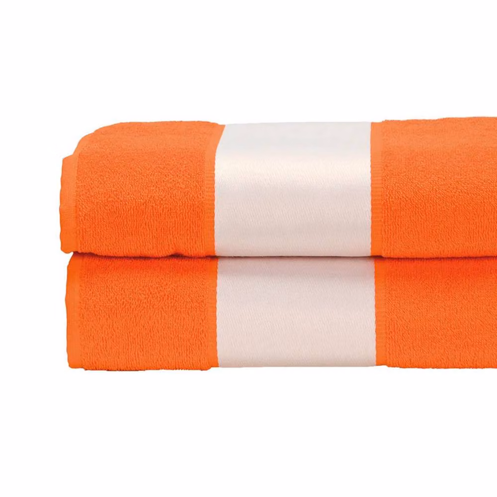 ARTG Subli-Me Cotton Terrycloth Bath Towel in Orange, W: 140 cm x H: 450 cm – 2