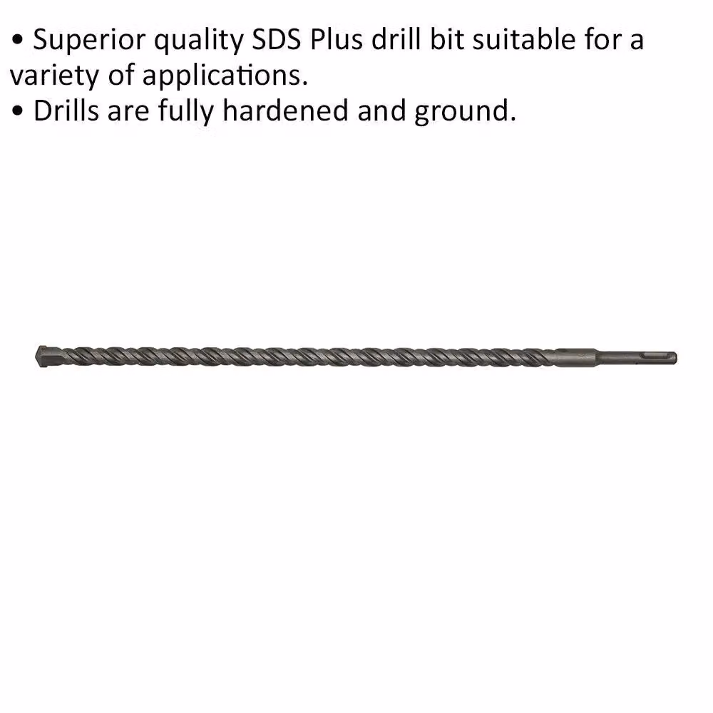 Loops SDS Plus Drill Bit, Grey and Multicolour, Diameter: 16 mm, Length: 450 mm – 2