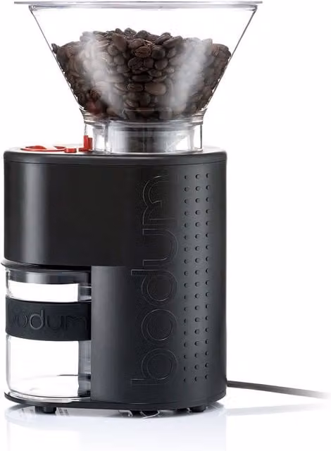Bodum BISTRO Electric Conical Burr Coffee Grinder in Black