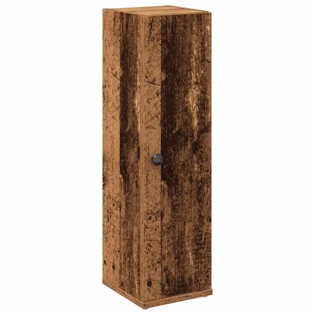Berkfield Home Bathroom Cabinet with Roll Holder in Old Wood Brown, W/D/H: 20.5 x 22 x 72 cm – 2