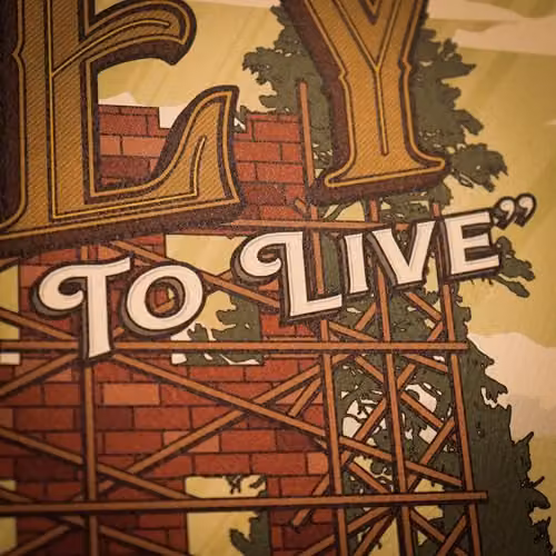 FaNaTtik Back to the Future 40th Anniversary Hill Valley Limited Edition and Numbered A3 Art Print, Multicolour – 4