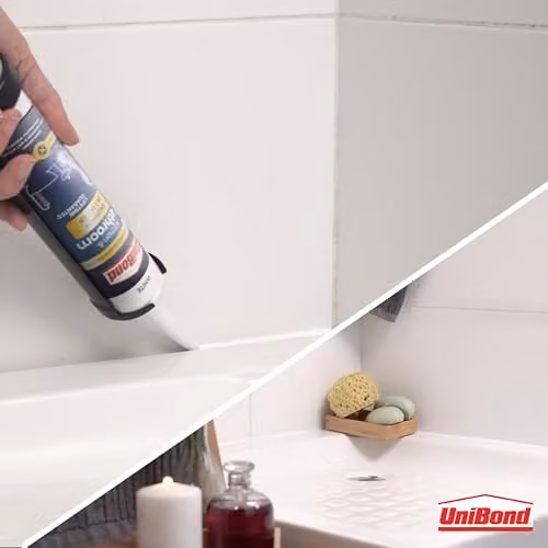 UniBond Quick Drying Waterproof White Silicone Shower Sealant, 291 g – 4
