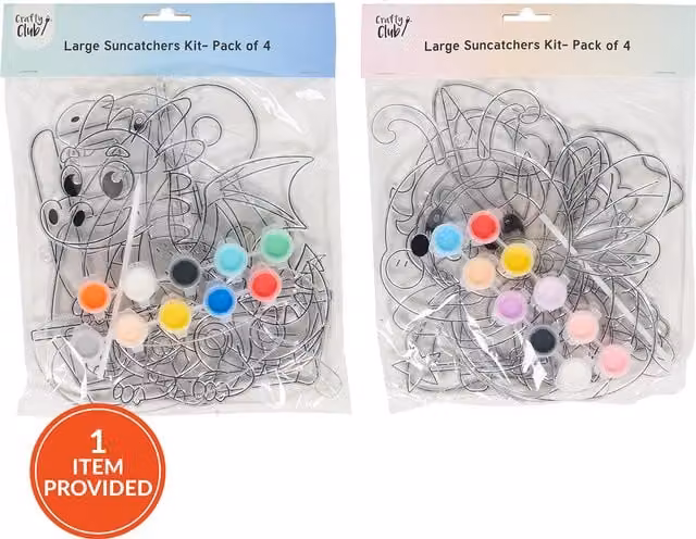 Crafty Club Large Suncatcher Kit in Multicolour