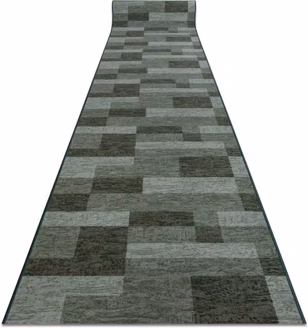 RugsX Icona Anti-Slip Runner in Green, W/D: 120 x 260 cm – 1