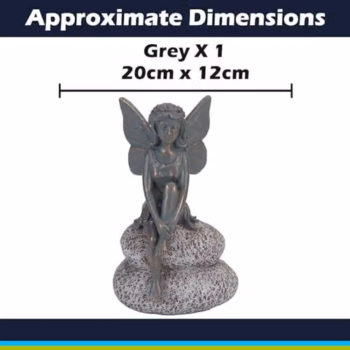 VFM e-Store Solar Garden Lanterns in Grey and Bronze, Polyresin, H: 20 cm, W: 20 cm, D: 10 cm