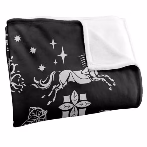 Warner Bros. Lord of the Rings Icons Silky Touch Super Soft Fleece Throw Blanket, Multicolour, W: 127 cm x L: 152.4 cm – 2