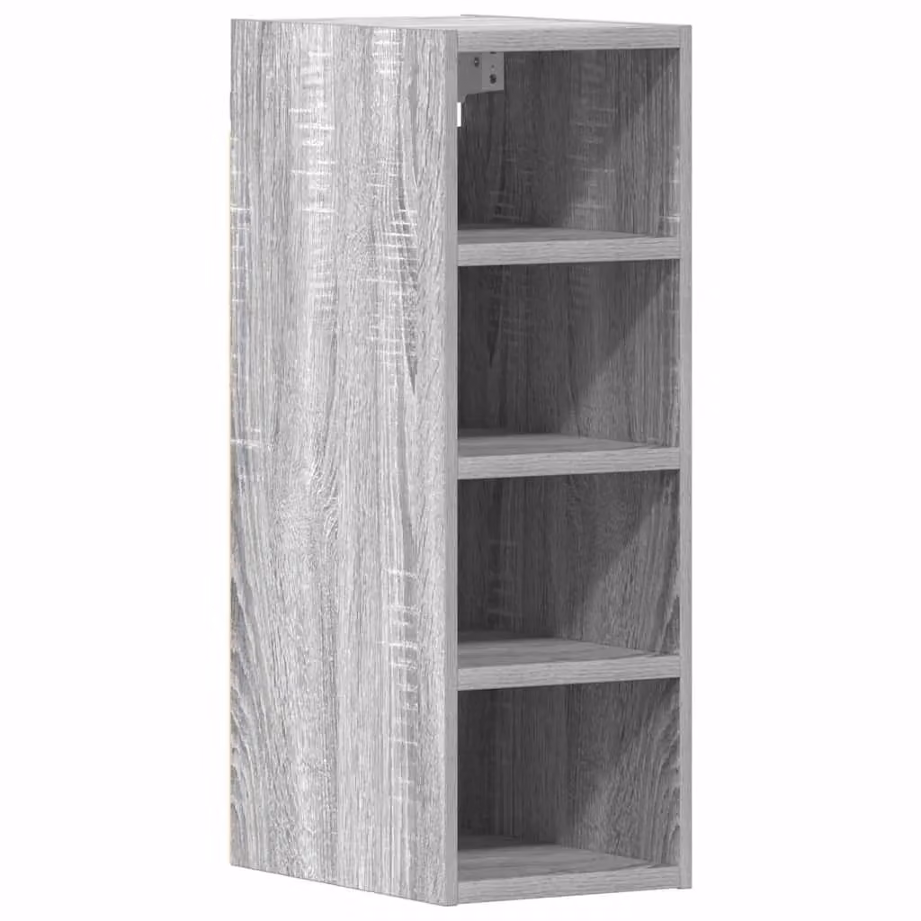 Berkfield Home Grey Modern Wall Mounted Kitchen Cabinet with Hinged Doors and Internal Shelves, W/D/H: 20 x 29.5 x 60 cm – 2