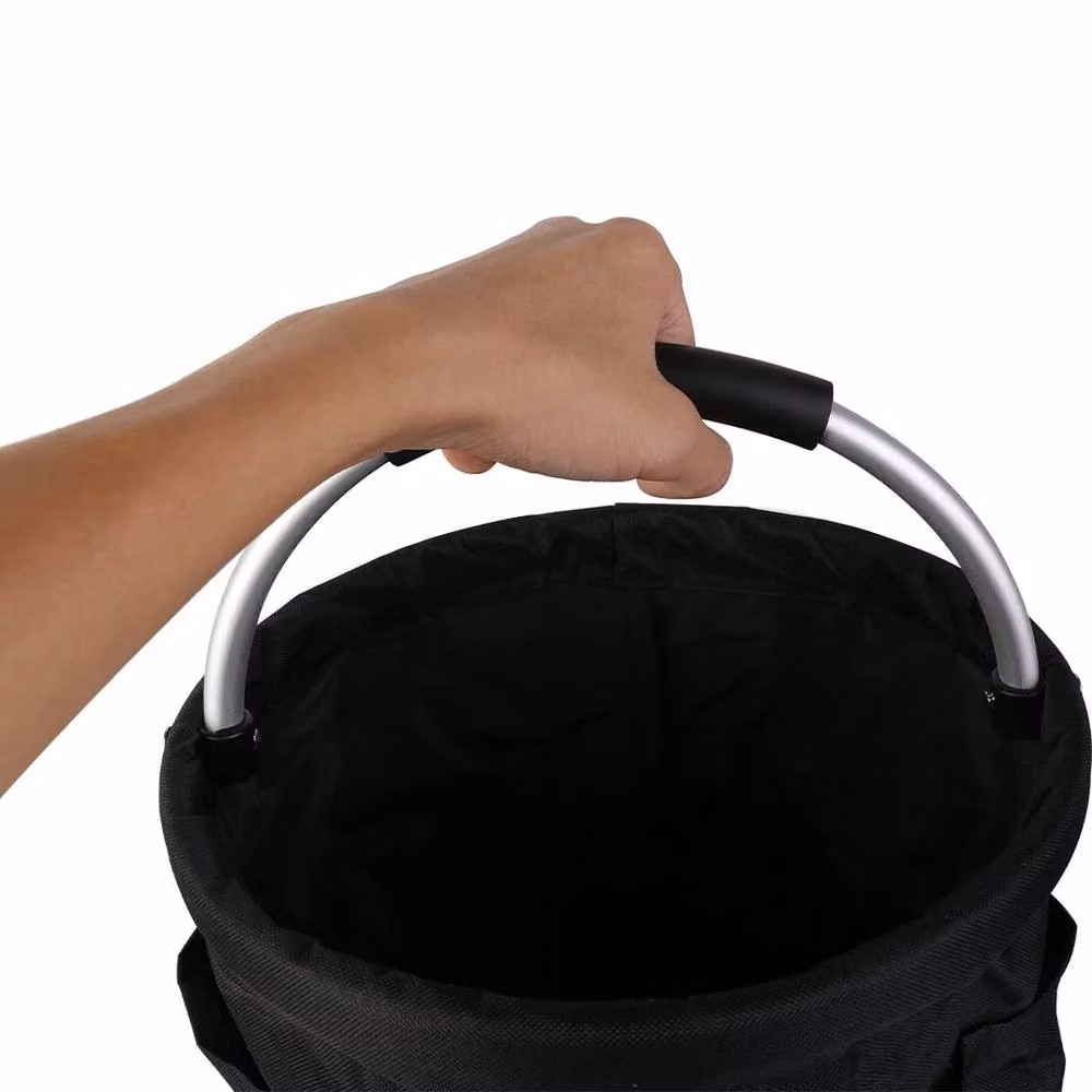 Havendro Black Fabric Cleaning Caddy with Handles – 4