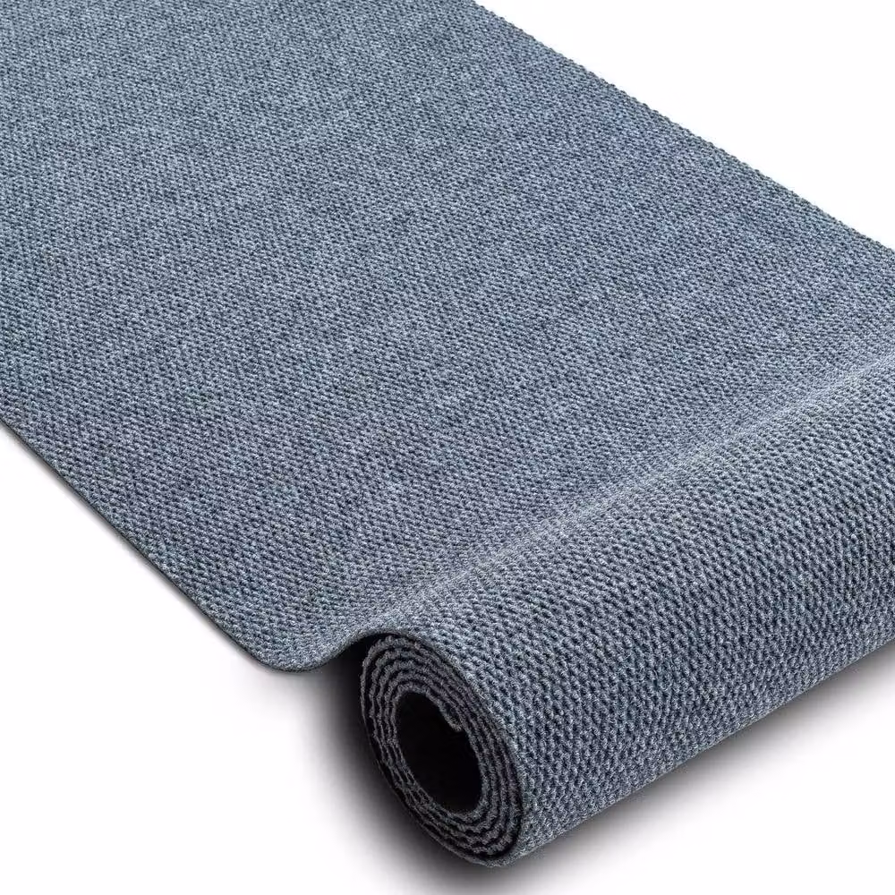 RugsX Non-Slip Grey Polypropylene Rectangular Runner, W: 200 cm, L: 270 cm – 2