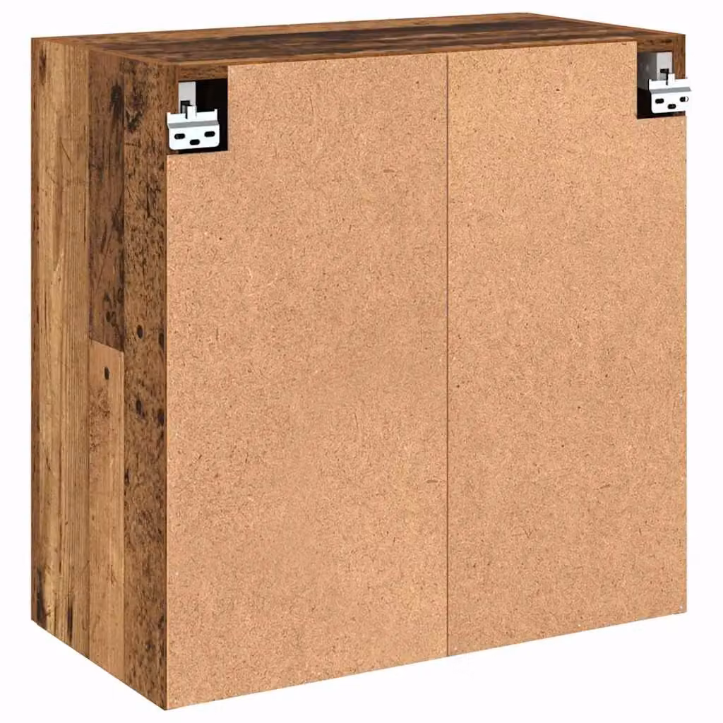 Berkfield Home Wall Mounted Cabinet in Old Wood Brown, W/D/H: 60 x 31 x 60 cm – 5