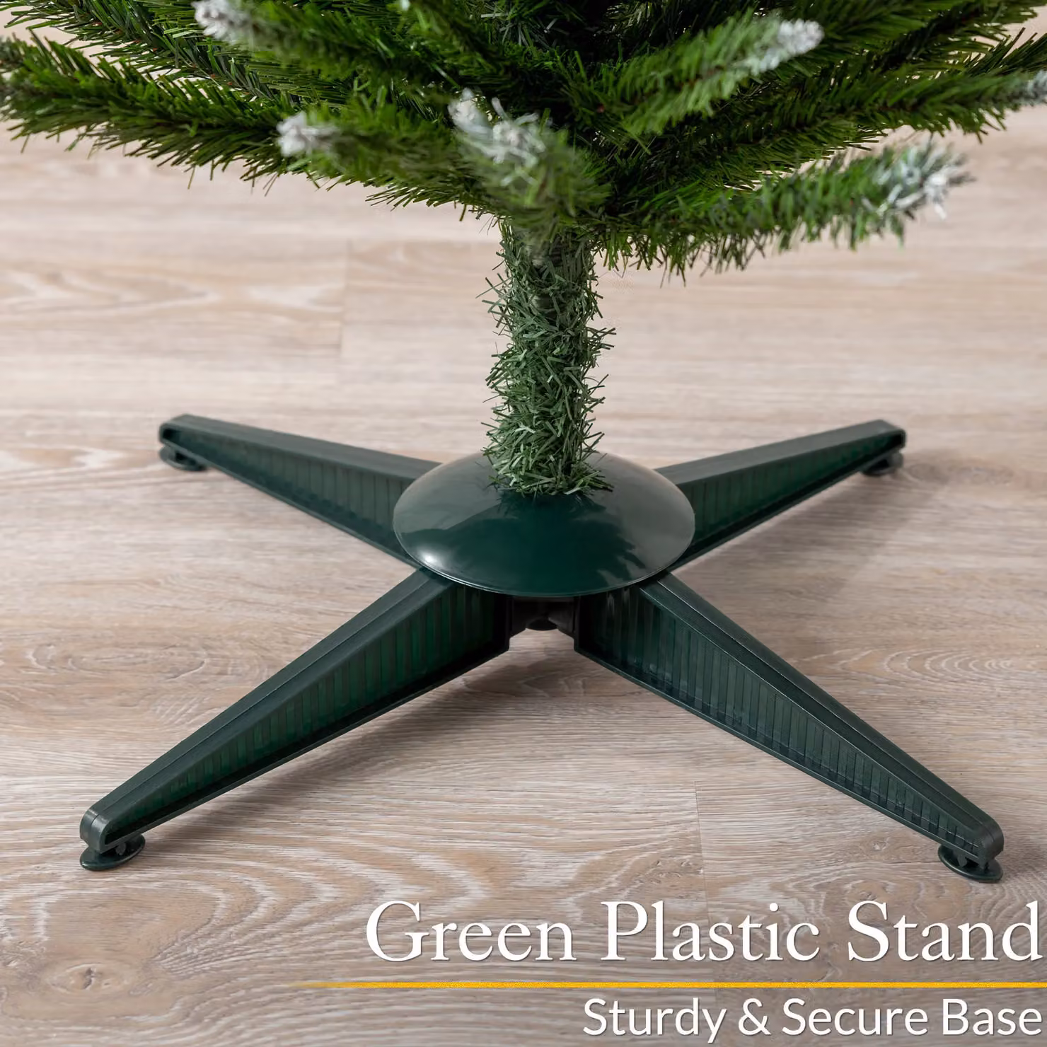 Christow Slim Artificial Frosted Corner Pencil Christmas Spruce Tree in Green – 5