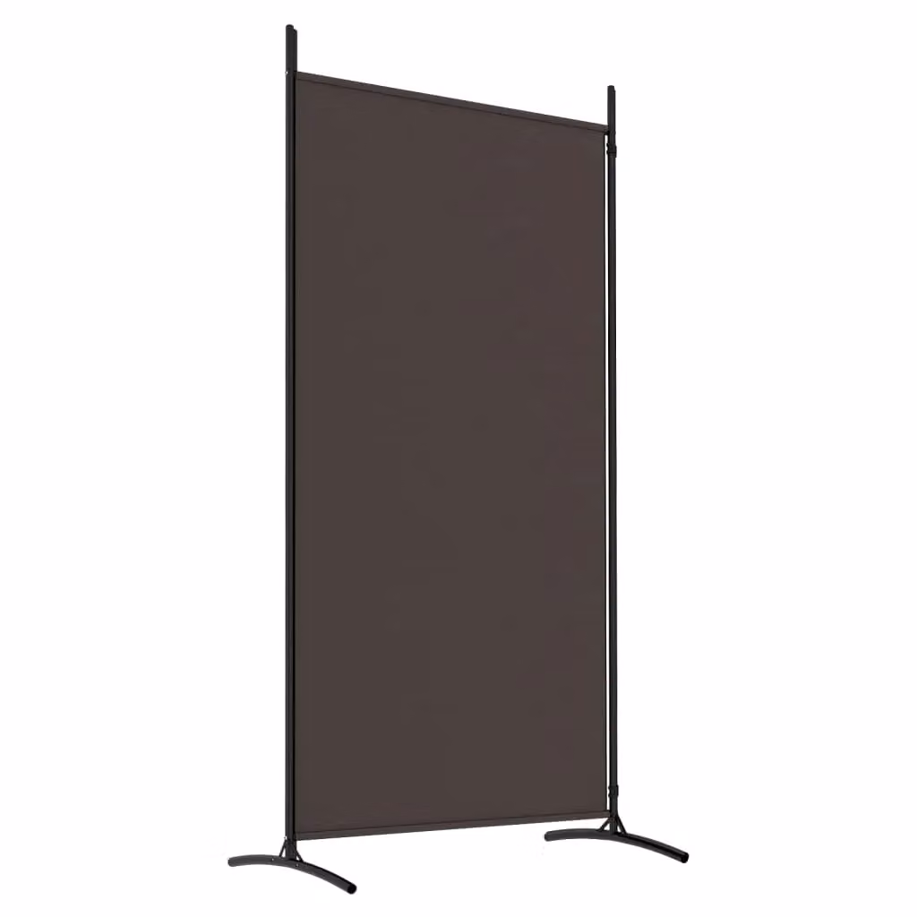 Berkfield Home 2-Panel Room Divider in Brown, W/H: 180 x 175 cm – 3