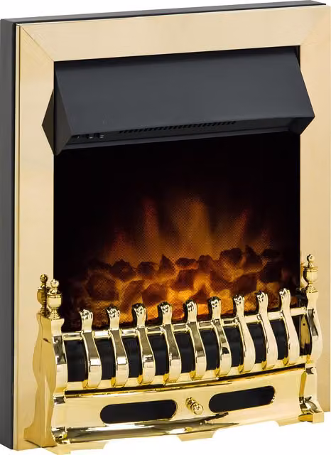 Adam Blenheim 2000 W Electric Inset Fire in Gold – 4