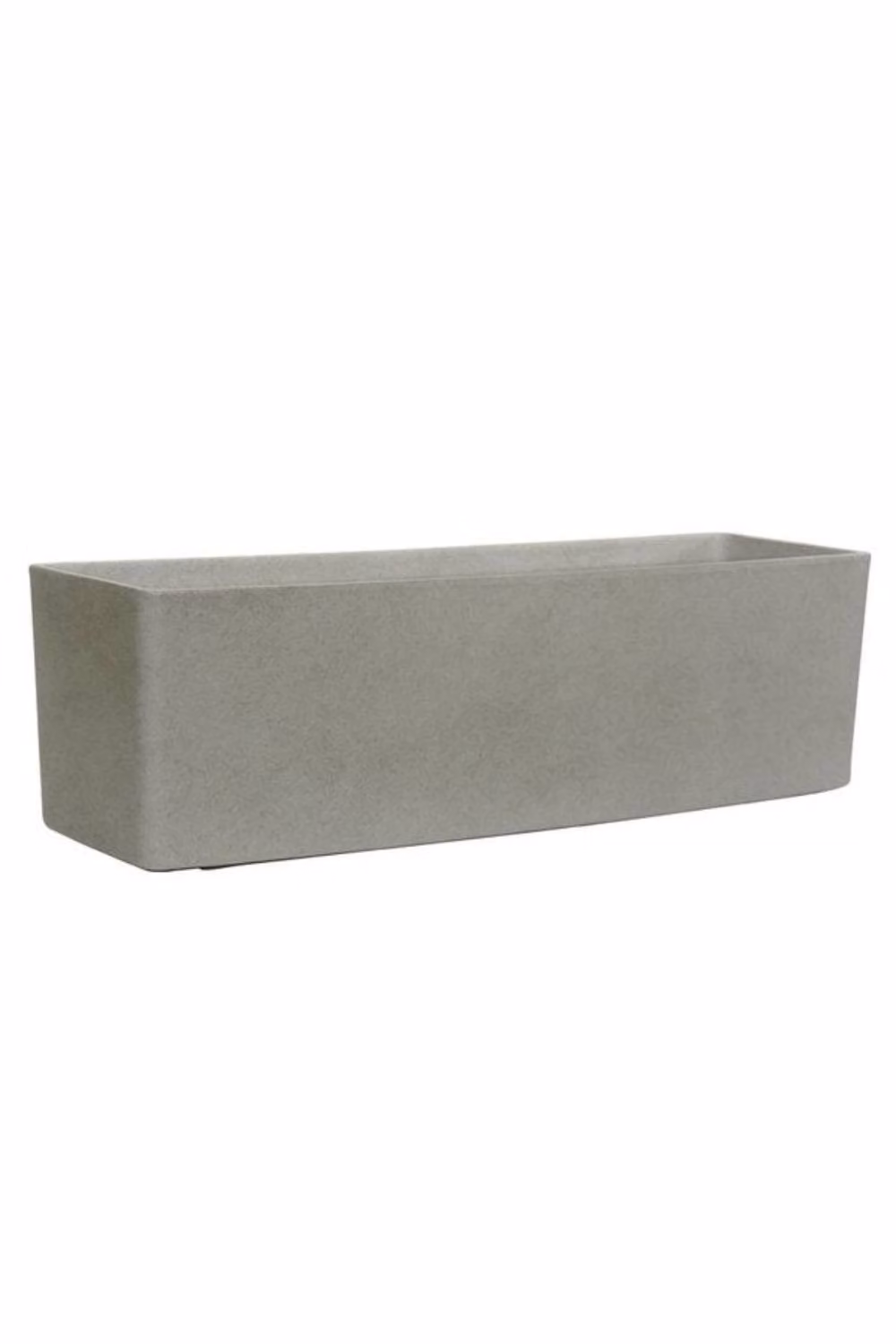 KDMD Grey Aged Effect Plastic Trough Planter 60cm – 2