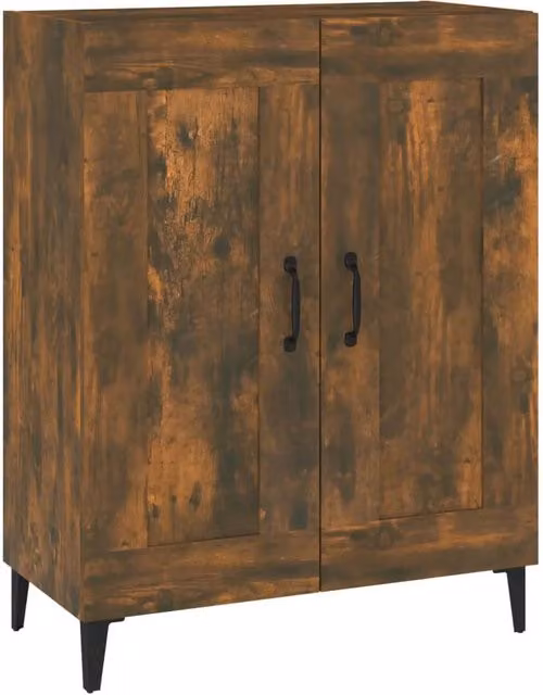 Berkfield Home Smoked Oak Sideboard in Brown, W/D/H: 69.5 x 34 x 90 cm – 1