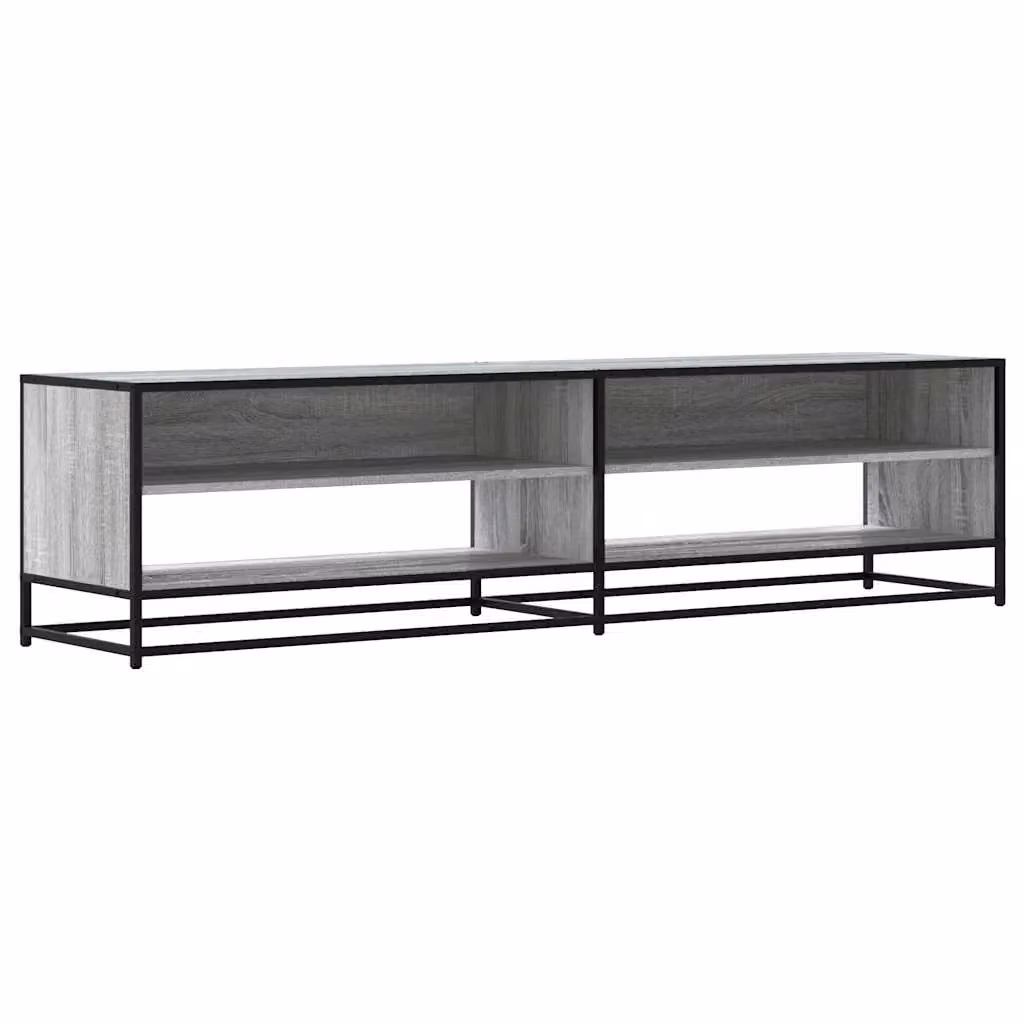 Berkfield Home Grey Sonoma TV Cabinet W: 180.5 cm, D: 40 cm, H: 46 cm – 2