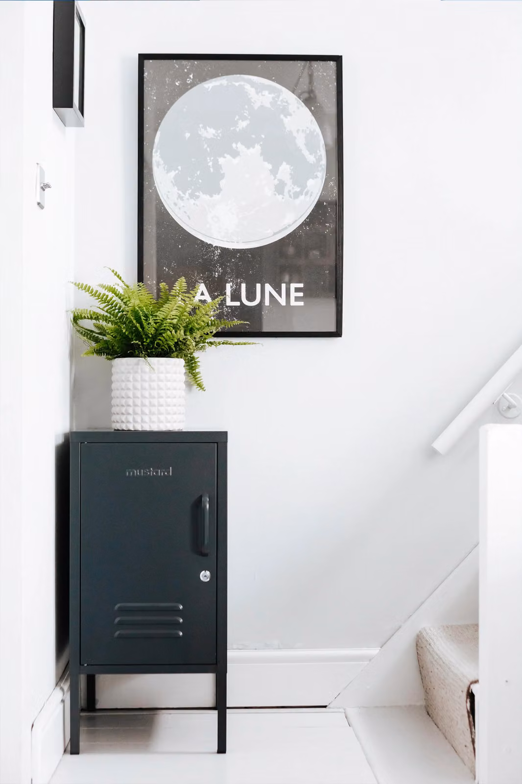Mustard Made The Shorty To The Left Freestanding Metal Storage Cabinet in Slate Grey, H 72 cm x W 46 cm x D 35 cm – 5