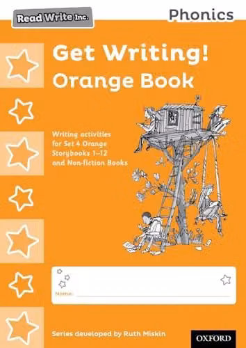 Oxford University Press Read Write Inc. Phonics Get Writing! Orange Book Pack of 10 – 1