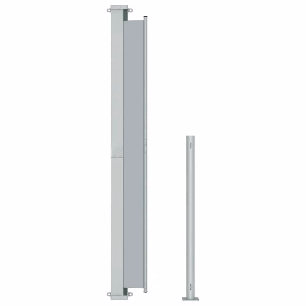 Berkfield Home Retractable Side Awning in Grey, W/H: 300 x 180 cm – 2