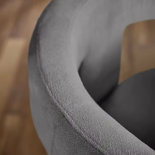 Julian Bowen Elara Grey Upholstered Dining Chair, H75 x W56 x D64 cm – 4